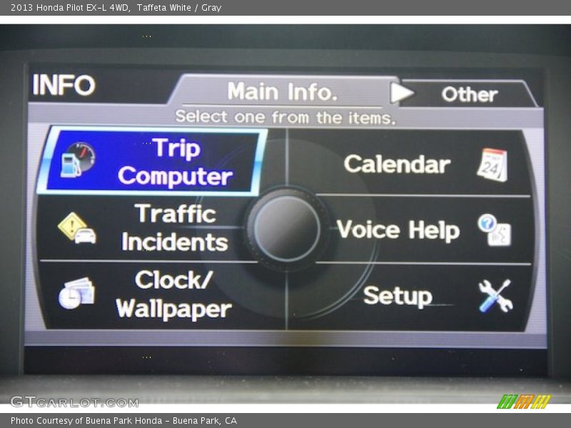 Taffeta White / Gray 2013 Honda Pilot EX-L 4WD