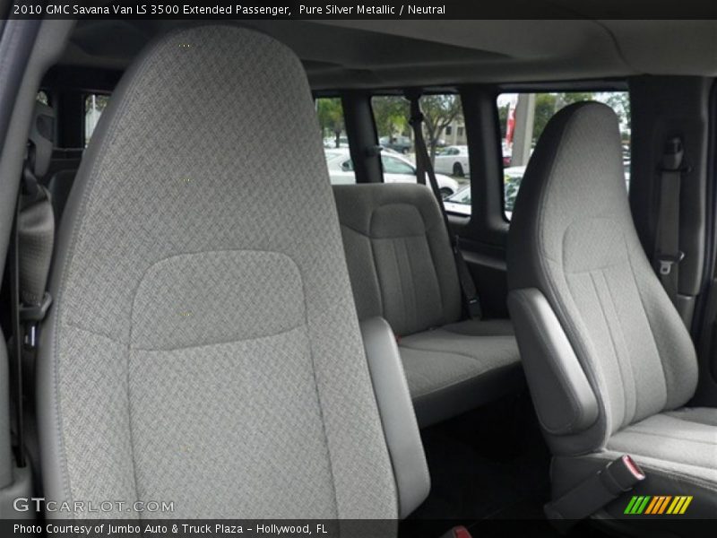 Pure Silver Metallic / Neutral 2010 GMC Savana Van LS 3500 Extended Passenger