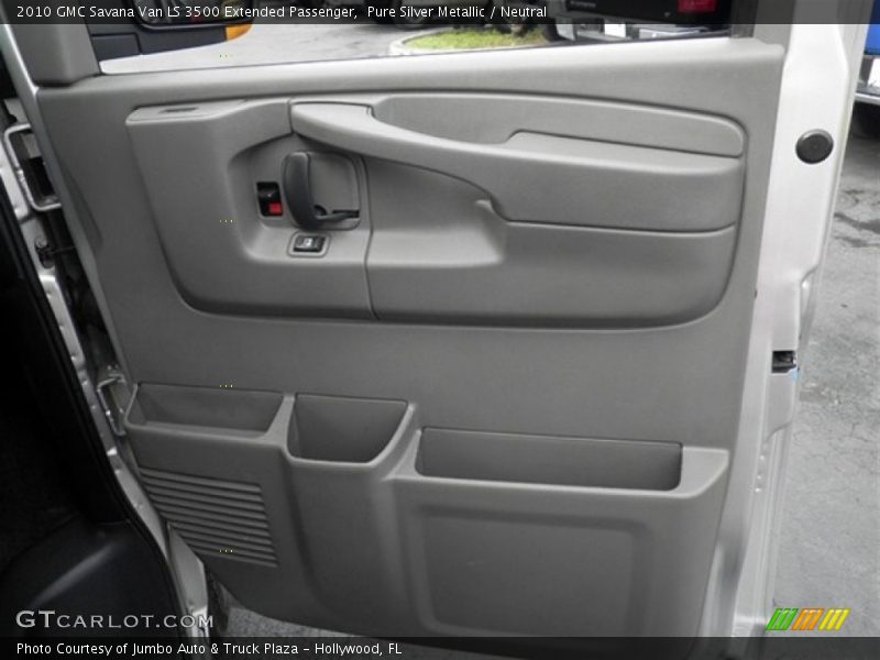 Pure Silver Metallic / Neutral 2010 GMC Savana Van LS 3500 Extended Passenger