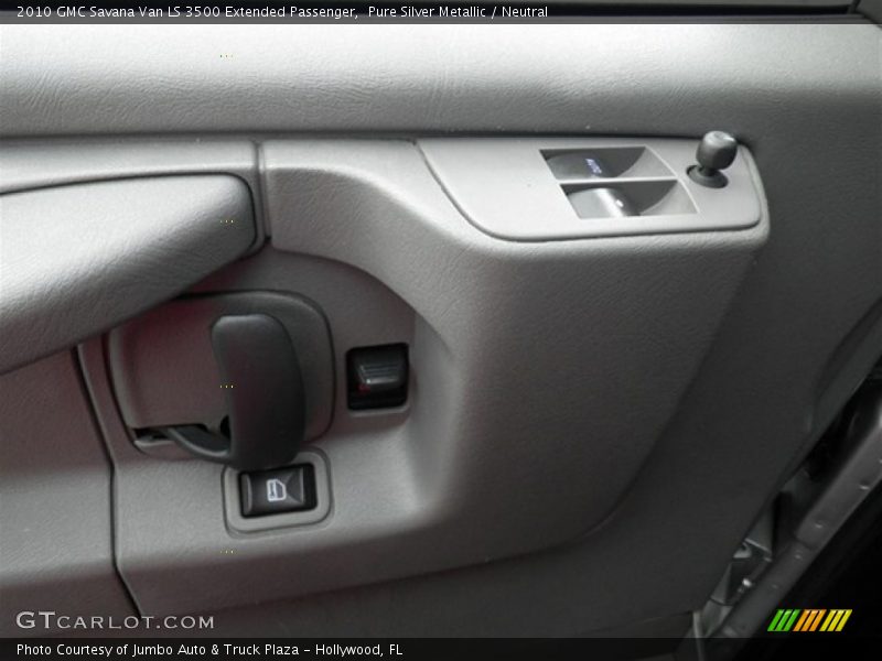 Pure Silver Metallic / Neutral 2010 GMC Savana Van LS 3500 Extended Passenger