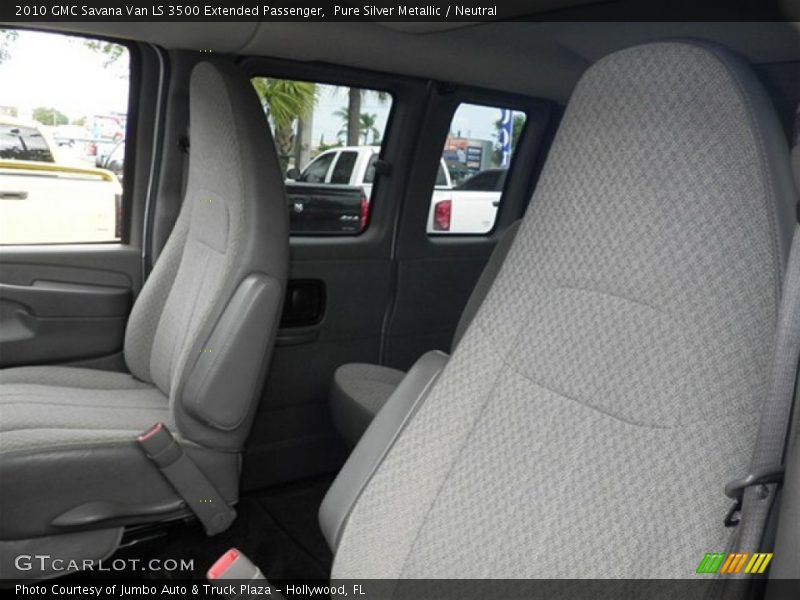 Pure Silver Metallic / Neutral 2010 GMC Savana Van LS 3500 Extended Passenger