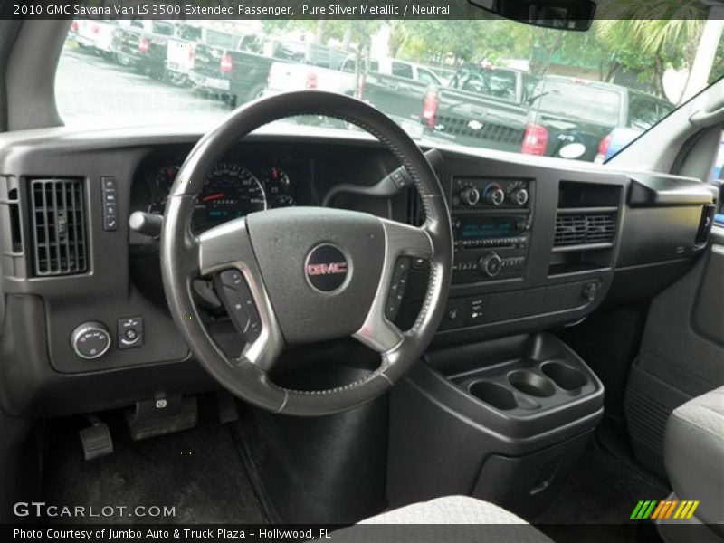Pure Silver Metallic / Neutral 2010 GMC Savana Van LS 3500 Extended Passenger
