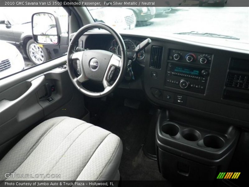 Pure Silver Metallic / Neutral 2010 GMC Savana Van LS 3500 Extended Passenger