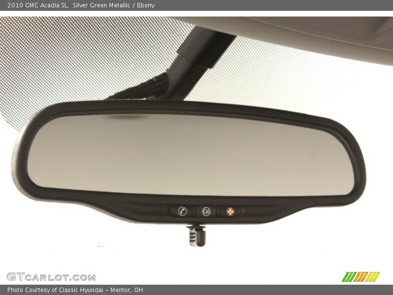 Silver Green Metallic / Ebony 2010 GMC Acadia SL