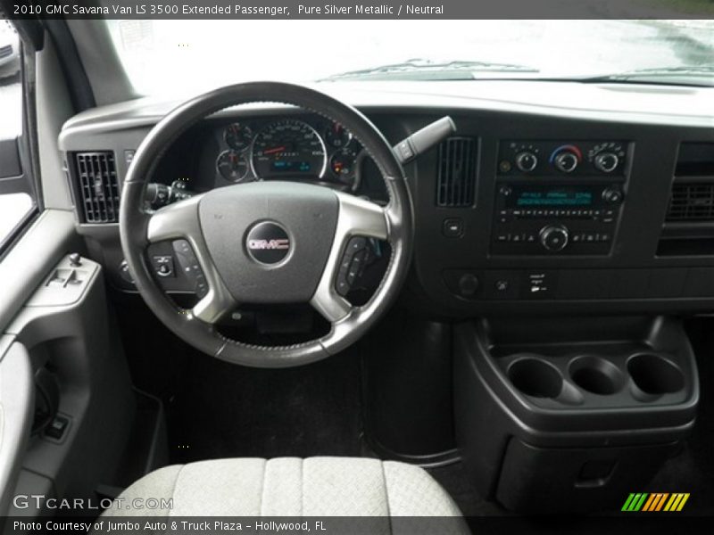 Pure Silver Metallic / Neutral 2010 GMC Savana Van LS 3500 Extended Passenger
