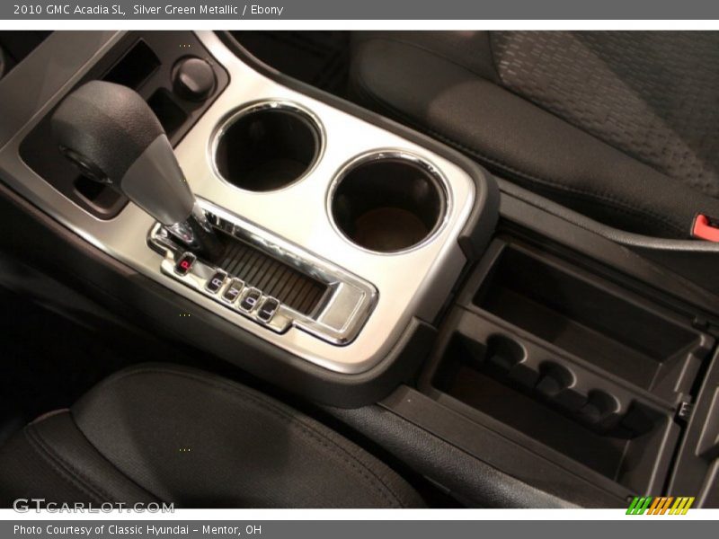 Silver Green Metallic / Ebony 2010 GMC Acadia SL