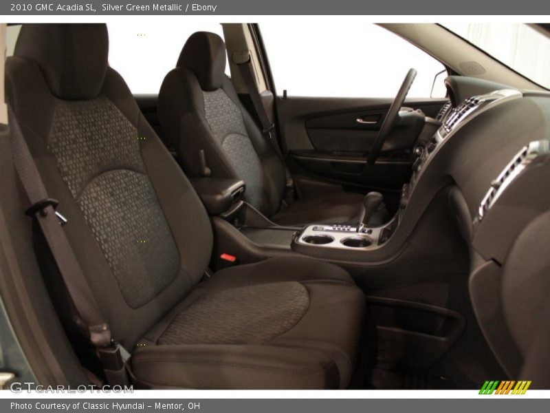 Silver Green Metallic / Ebony 2010 GMC Acadia SL