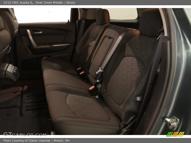 Silver Green Metallic / Ebony 2010 GMC Acadia SL