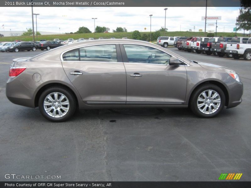 Mocha Steel Metallic / Cocoa/Cashmere 2011 Buick LaCrosse CX