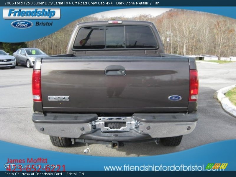 Dark Stone Metallic / Tan 2006 Ford F250 Super Duty Lariat FX4 Off Road Crew Cab 4x4