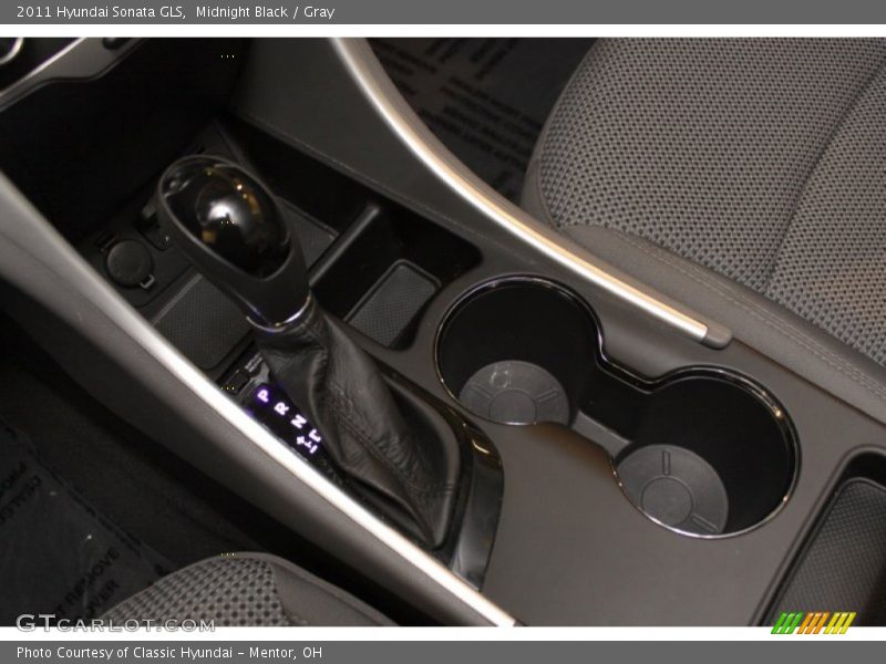 Midnight Black / Gray 2011 Hyundai Sonata GLS