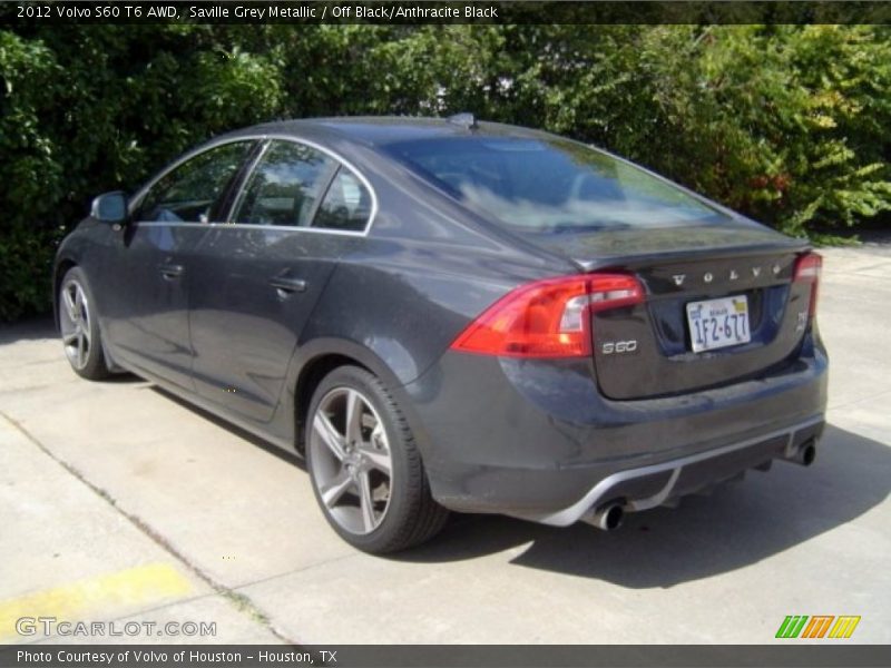 Saville Grey Metallic / Off Black/Anthracite Black 2012 Volvo S60 T6 AWD