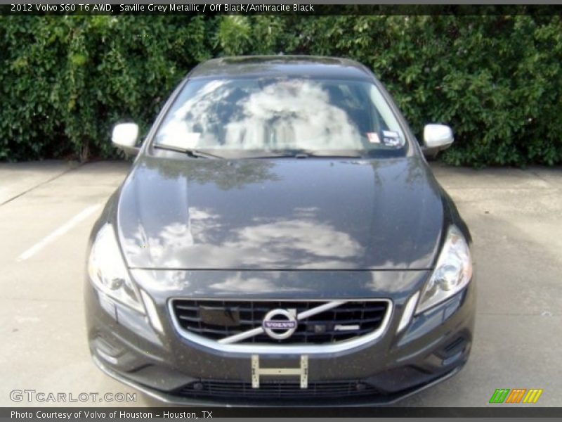 Saville Grey Metallic / Off Black/Anthracite Black 2012 Volvo S60 T6 AWD