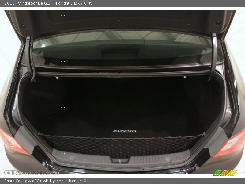 Midnight Black / Gray 2011 Hyundai Sonata GLS