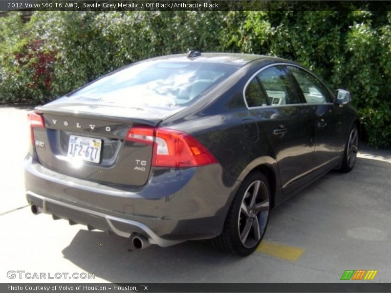 Saville Grey Metallic / Off Black/Anthracite Black 2012 Volvo S60 T6 AWD