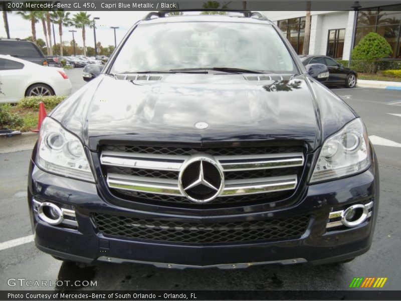 Capri Blue Metallic / Black 2007 Mercedes-Benz GL 450
