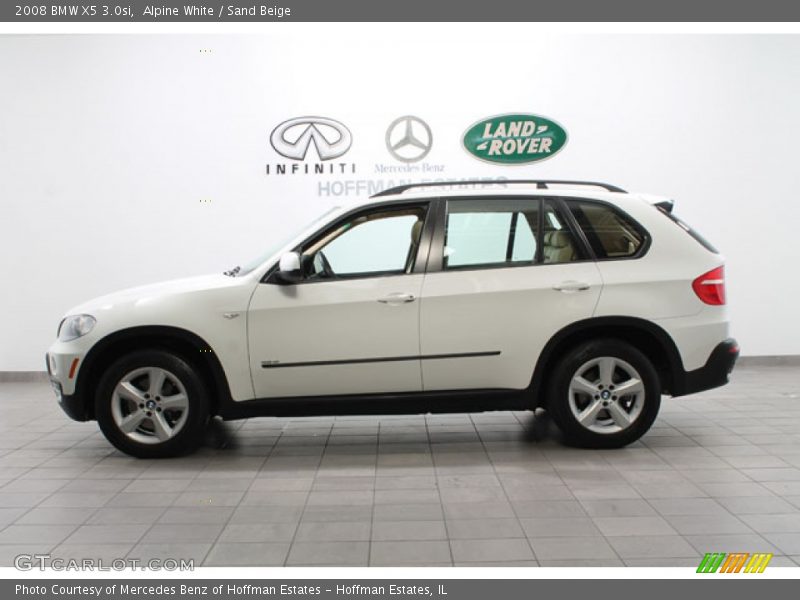 Alpine White / Sand Beige 2008 BMW X5 3.0si