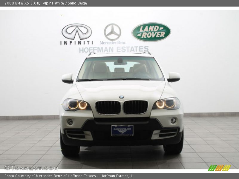 Alpine White / Sand Beige 2008 BMW X5 3.0si