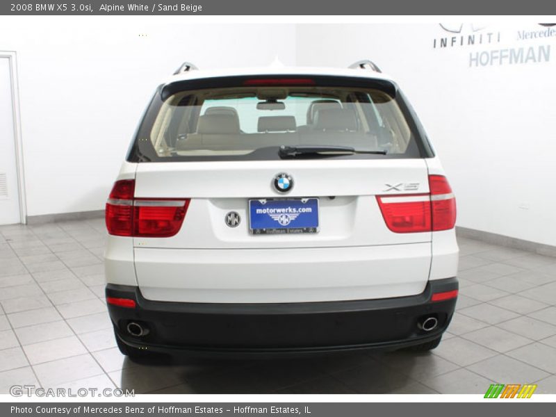 Alpine White / Sand Beige 2008 BMW X5 3.0si