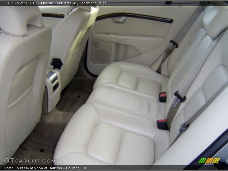 Rear Seat of 2012 S80 3.2