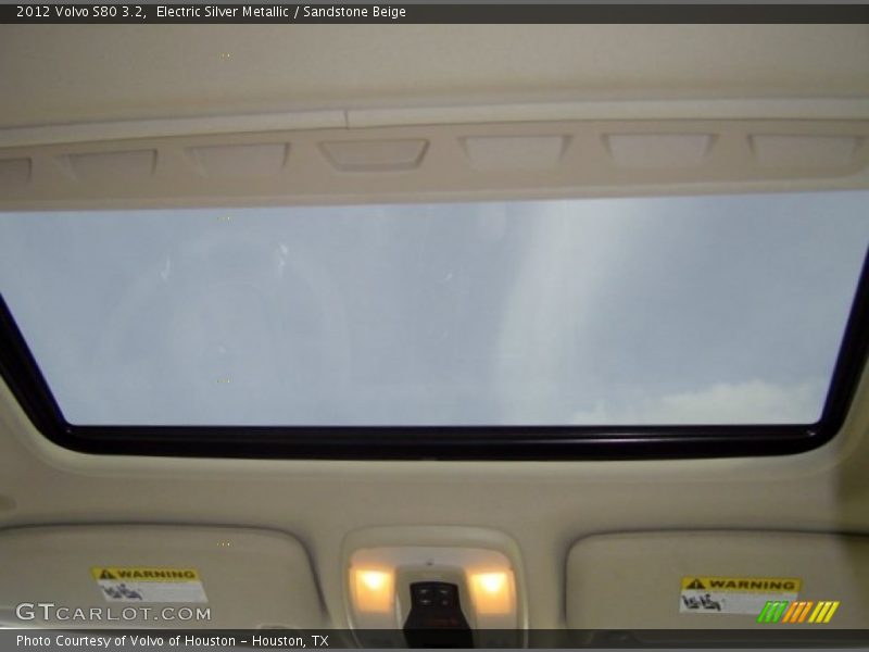 Electric Silver Metallic / Sandstone Beige 2012 Volvo S80 3.2