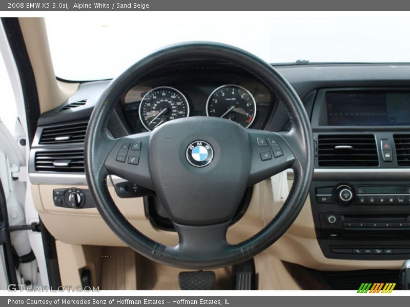 Alpine White / Sand Beige 2008 BMW X5 3.0si