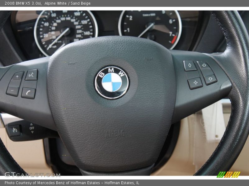 Alpine White / Sand Beige 2008 BMW X5 3.0si