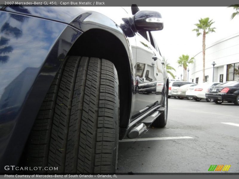 Capri Blue Metallic / Black 2007 Mercedes-Benz GL 450