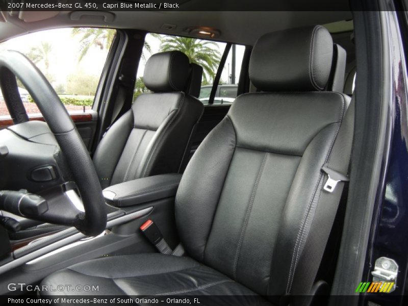 Capri Blue Metallic / Black 2007 Mercedes-Benz GL 450