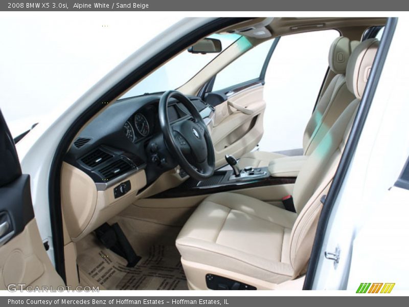 Alpine White / Sand Beige 2008 BMW X5 3.0si
