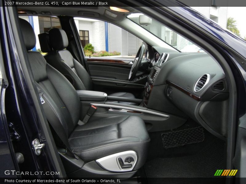 Capri Blue Metallic / Black 2007 Mercedes-Benz GL 450