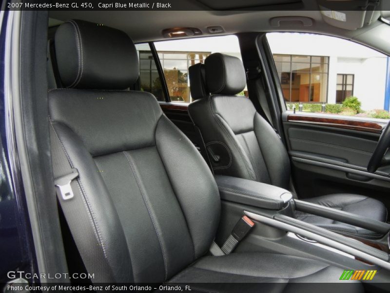 Capri Blue Metallic / Black 2007 Mercedes-Benz GL 450
