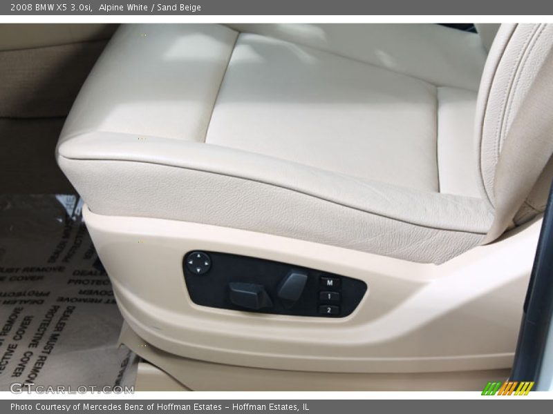 Alpine White / Sand Beige 2008 BMW X5 3.0si