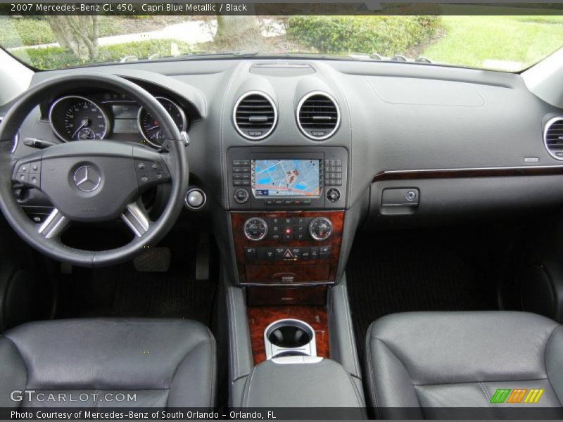 Capri Blue Metallic / Black 2007 Mercedes-Benz GL 450