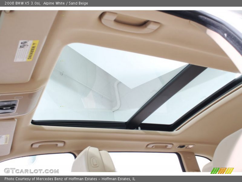 Alpine White / Sand Beige 2008 BMW X5 3.0si