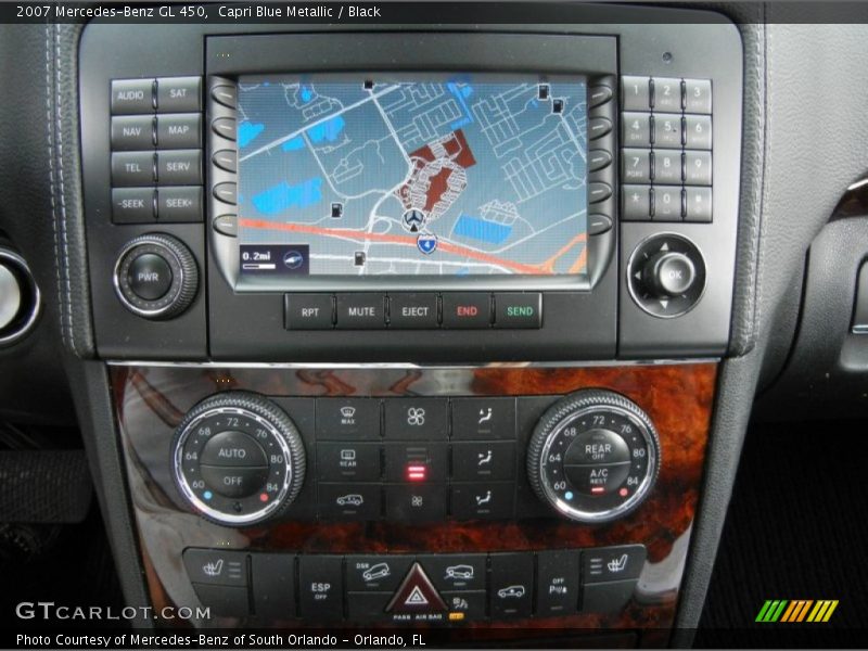 Capri Blue Metallic / Black 2007 Mercedes-Benz GL 450