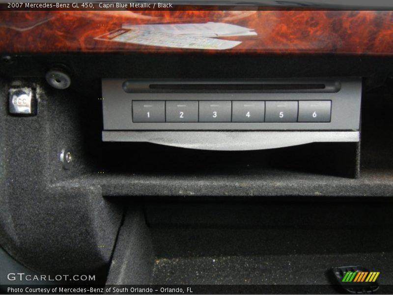 Capri Blue Metallic / Black 2007 Mercedes-Benz GL 450