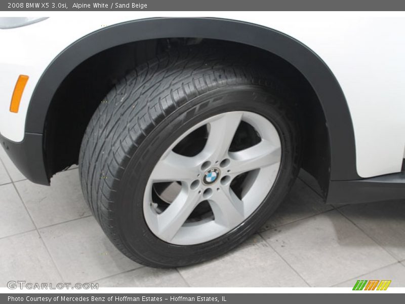Alpine White / Sand Beige 2008 BMW X5 3.0si
