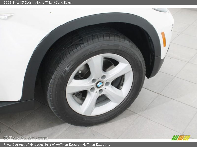 Alpine White / Sand Beige 2008 BMW X5 3.0si