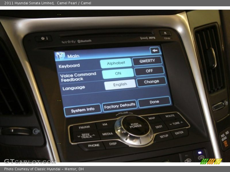 Camel Pearl / Camel 2011 Hyundai Sonata Limited