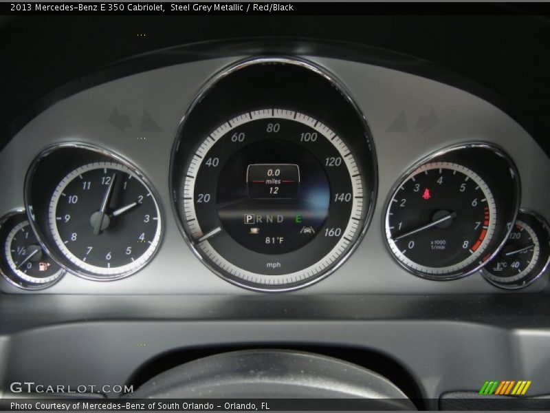  2013 E 350 Cabriolet 350 Cabriolet Gauges
