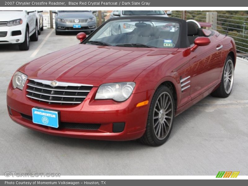 Blaze Red Crystal Pearlcoat / Dark Slate Gray 2007 Chrysler Crossfire Roadster