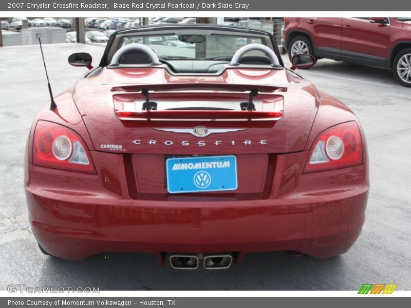 Blaze Red Crystal Pearlcoat / Dark Slate Gray 2007 Chrysler Crossfire Roadster
