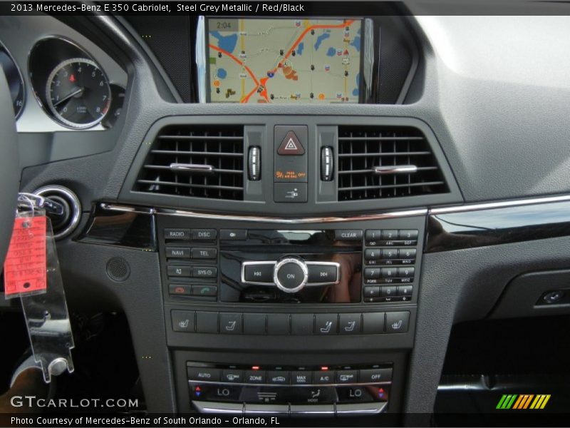 Controls of 2013 E 350 Cabriolet