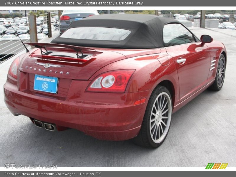 Blaze Red Crystal Pearlcoat / Dark Slate Gray 2007 Chrysler Crossfire Roadster