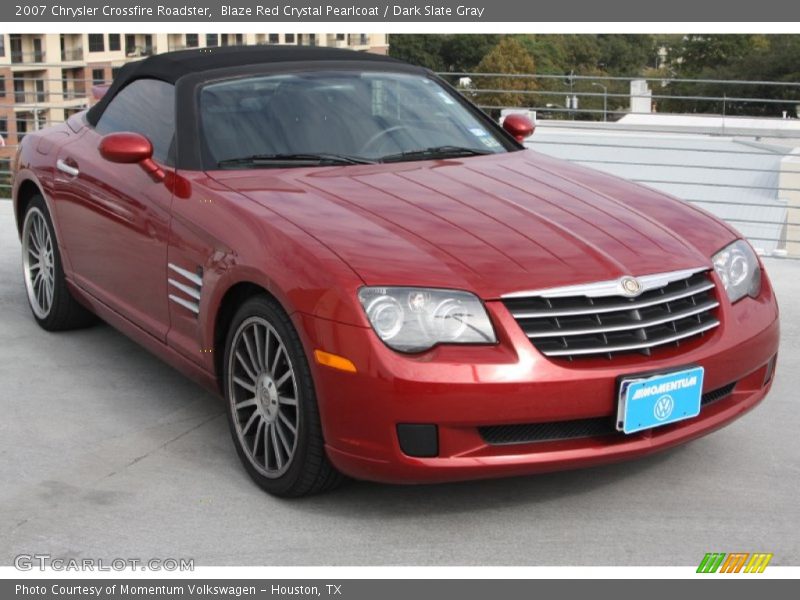 Blaze Red Crystal Pearlcoat / Dark Slate Gray 2007 Chrysler Crossfire Roadster