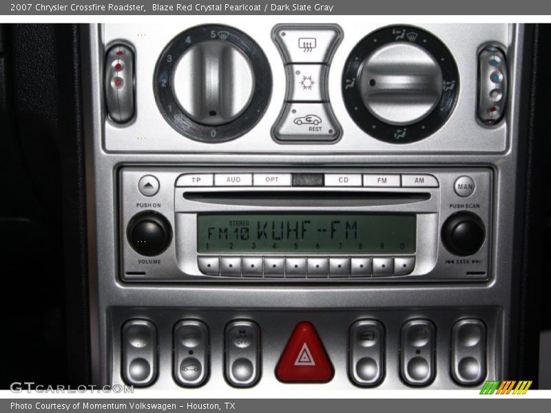 Controls of 2007 Crossfire Roadster