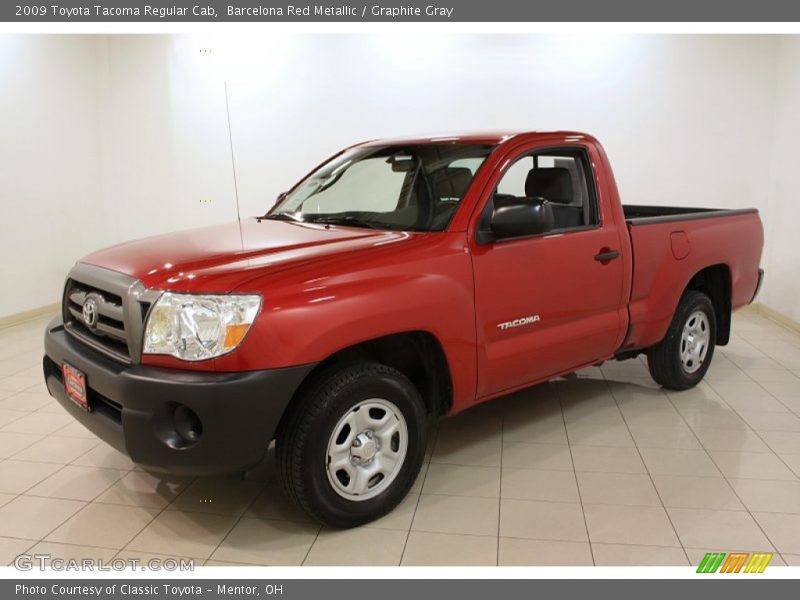 Barcelona Red Metallic / Graphite Gray 2009 Toyota Tacoma Regular Cab