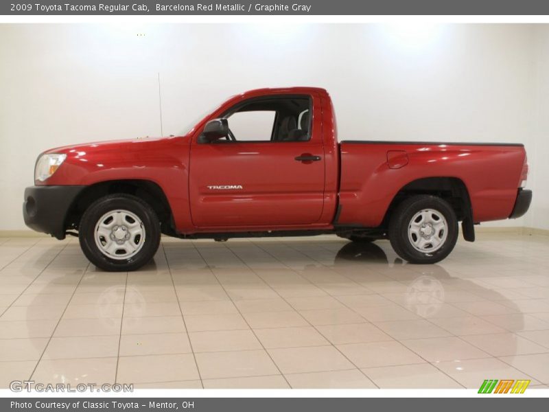 Barcelona Red Metallic / Graphite Gray 2009 Toyota Tacoma Regular Cab