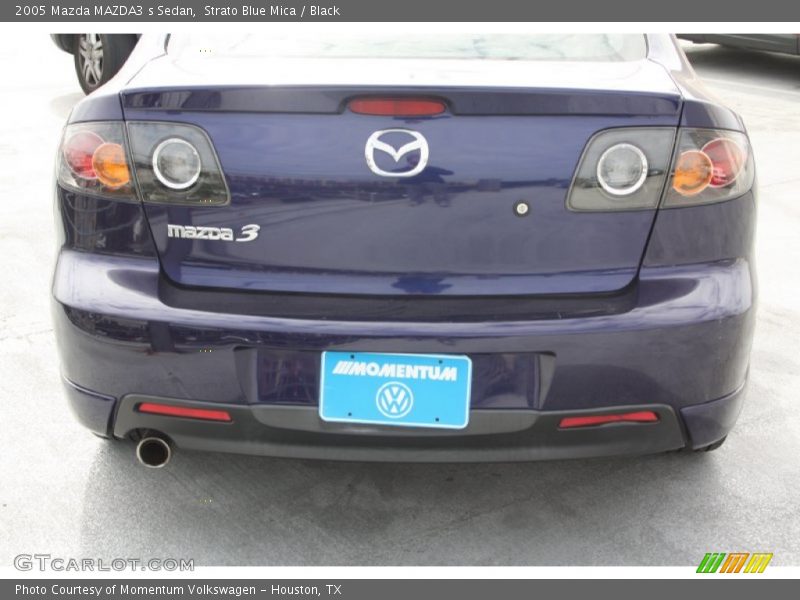 Strato Blue Mica / Black 2005 Mazda MAZDA3 s Sedan